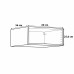 Каркас навесной Delinia 60x26x56 см, ДСП, цвет белый