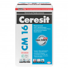 Клей для плитки Ceresit CM 16, 25 кг