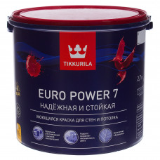 Краска Tikkurila Euro Power-7 база А 2.7 л