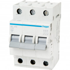 Автоматический выключатель Hager MY310 3P 10 А 4.5 кА C
