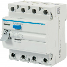 УЗО Hager CD464J 3P N 63 A 30 мА AC