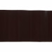 Лента бордюрная декоративная «Гофра» высота 10 см цвет  коричневый