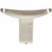 Ручка-кнопка мебельная Inspire Maiko 300 мм, цвет белый/серебристый, 2 шт.