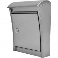 Почтовый ящик Standers 26.3x33.3x12.3 см, нержавеющая сталь, цвет серый