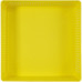 Лоток с крышкой, 310х310х90 мм, 7.3 л, полипропилен, цвет жёлтый