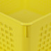 Лоток с крышкой, 310х310х90 мм, 7.3 л, полипропилен, цвет жёлтый