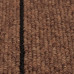 Коврик «Como», 50x80 см, полипропилен, цвет коричневый/чёрный