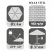 Зонт садовый Naterial Polar Steel 2.6 м бежевый