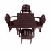 Кресло садовое «Прованс», цвет шоколадный