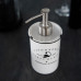 Дозатор для жидкого мыла Parfumer цвет белый/чёрный