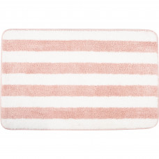 Коврик для ванной комнаты Passo 45x70 см цвет розовый/белый
