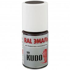 Эмаль для металлочерепицы Kudo с кисточкой цвет шоколадно-коричневый 15 мл