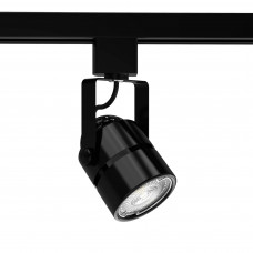 Трековый светильник Gauss со сменной лампой GU10 50 Вт 2 м² форма цилиндр цвет чёрный