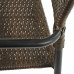 Кресло садовое Zena Fix 55x84.5x60 см, искусственный ротанг, цвет тёмно-коричневый