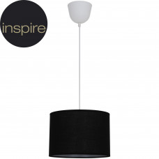 Светильник подвесной Inspire Sitia D29 1 лампа 2.3 м² цвет черный