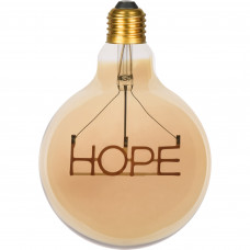 Лампа светодиодная филаментная Gauss Hope E27 230 В 2.5 Вт шар прозрачный с золотистым напылением 220 лм, тёплый белый свет