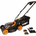 Газонокосилка аккумуляторная Worx WP770E 40В 34 см АКБ и ЗУ в комплекте
