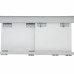 Комплект профилей и направляющих для двухдверного шкафа-купе Лион  цвет матовое серебро
