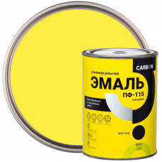 Эмаль ПФ-115 Carbon глянцевая цвет желтый 0.8 кг
