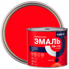 Эмаль ПФ-115 Carbon глянцевая цвет красный 2.2 кг