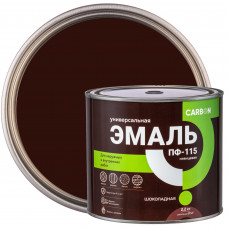 Эмаль ПФ-115 Carbon глянцевая цвет шоколадный 2.2 кг
