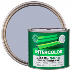 Эмаль ПФ-115 Intercolor полуглянцевая цвет серый 1.8 кг