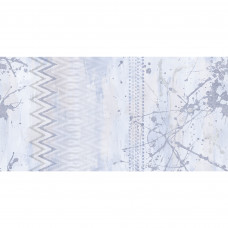 Декор настенный Нефрит Артис 50х25 см цвет матовый голубой