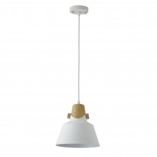 Светильник подвесной Prato 1 лампа 5 м² цвет белый