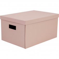 Коробка складная 40х28х20 см картон цвет розовый