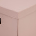 Коробка складная 40х28х20 см картон цвет розовый