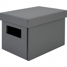 Коробка складная 20х12х13 см картон цвет серый