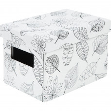 Коробка складная 20х12х13 см картон цвет белый