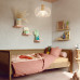 Полка мебельная Spaceo Bistro, 230x235x38 мм, МДФ, цвет розовый