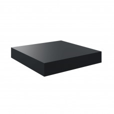 Полка мебельная Spaceo Paris, 230x235x38 мм, МДФ, цвет черный