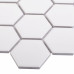 Мозаика керамическая StarMosaic Homework Hexagon White Glossy 26.5x27.8 см цвет белый