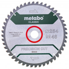 Диск циркулярный по дереву Metabo Precision, 628656000, 254x30 мм