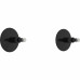 Полотенцесушитель водяной с полкой Сунержа ВПС-51П 80x60 мм нержавеющая сталь 3/4" цвет чёрный с полимерным покрытием