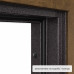 Дверь входная металлическая Страйд, 950 мм, правая, цвет летиция орех РР