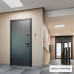 Дверь входная металлическая Ронда, 860 мм, правая, цвет бергамо
