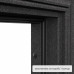 Дверь входная металлическая Ронда, 950 мм, правая, цвет бергамо