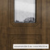 Дверь входная металлическая Термо, 950 мм, левая, цвет фрам орех