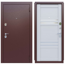 Дверь входная металлическая Флай 860 мм правая цвет белый