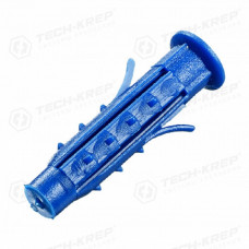 Дюбель распорный Чапай Tech-krep шип/ус синий 5х25 мм, 10 шт.