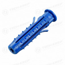 Дюбель распорный Чапай Tech-krep шип/ус синий 8х40 мм, 1000 шт.