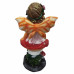 Фигура садовая «Девочка на грибе с бабочкой» высота 49 см