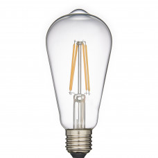 Лампа умная светодиодная Osram Smart Plus E27 220-240 В 5.5 Вт эдисон прозрачная 806 лм, теплый белый свет