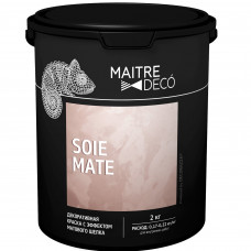 Краска декоративная Maitre Deco Soie Mate 2 кг цвет бежевый