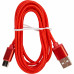 Дата-кабель Type-C Oxion DCC258 цвет красный
