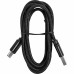 Дата-кабель Type-C Oxion DCC258 цвет чёрный