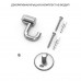 Крючок для ванной комнаты Lemer You-Design 1 рожок металл цвет хром